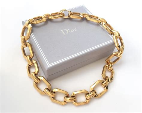 christian dior chain choker|Christian Dior necklace women.